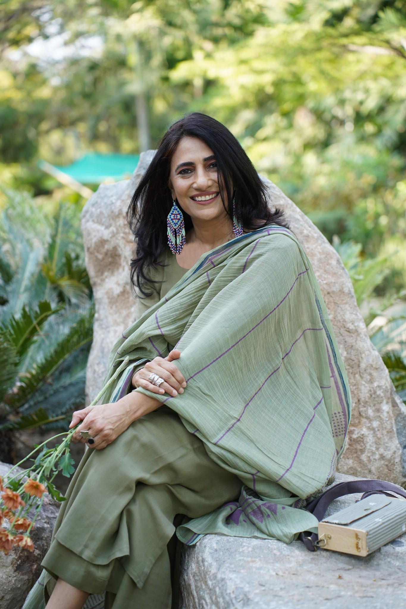 ANNI DESIGNER Women's Rayon Blend Solid Straight Kurta with Pant & Dupatta